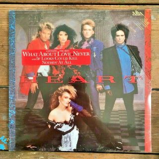 Heart - S/t Lp Rare Promo Vinyl Rock 80s 1985 Hype Sticker