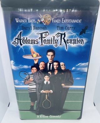 Addams Family Reunion (vhs,  1998,  Clam Shell) Rare Tim Curry