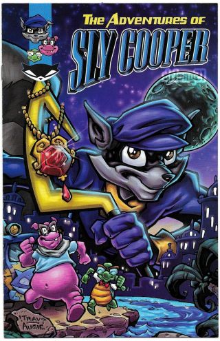 The Adventures Of Sly Cooper - Issue 1 Rare Comic (1st Ed. ) 2004 Htf