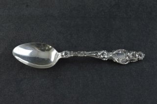 Whiting Division Lily Sterling Silver Demitasse Spoon No Mono