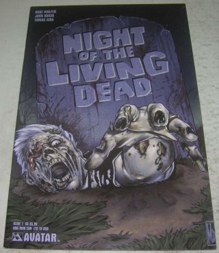 Night Of The Living Dead 1 " Rare " Mid - Ohio Con Variant (avatar 2010) Ltd To 850