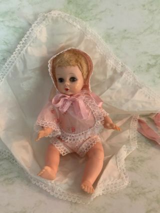 Vintage Madame Alexander Little Genius 7 " Doll Pink Outfit All (o - 1)