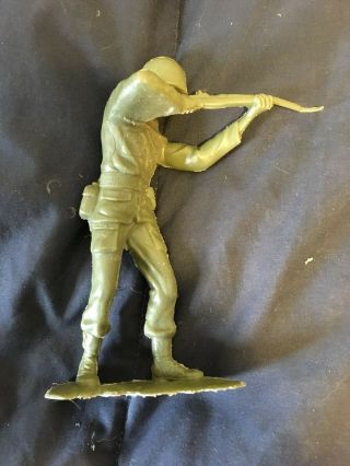 Vintage 60s Marx 6 Inch Army Man - Wwii Us Soldier Rifle Rare