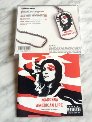 Madonna American Life Maxi Single Cd 6 Track Remix W/die Another Day Oop Rare Nm
