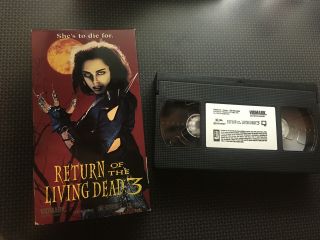 Return Of The Living Dead 3 Vhs Horror Vidmark Rare