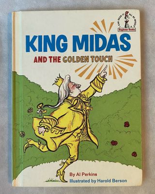 Vintage 1969 - King Midas And The Golden Touch - Dr.  Seuss Book Club Edition