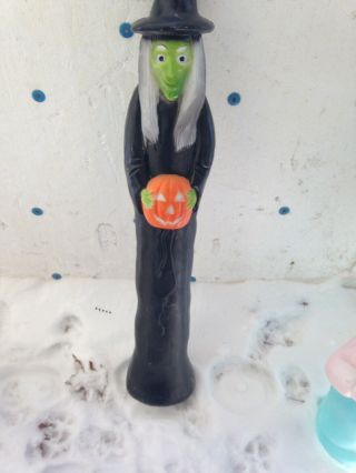 Vintage Don Featherstone 38 " Witch Candle Blow Mold,  Rare No Cord