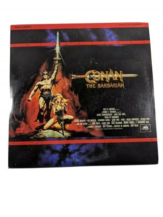 Conan The Barbarian,  Arnold Schwarzenegger - 1991 Mca Laserdisc Rare