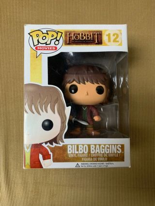 Bilbo Baggins Funko Pop Hobbit Lotr Rare Vaulted Vinyl Figure