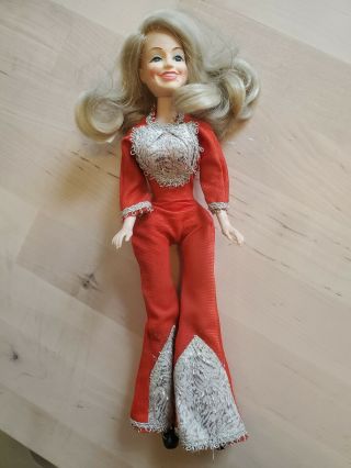Vintage Dolly Parton 12 " Poseable Doll 1978 Eegee Goldberger