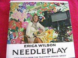 Vintage " Needle Play " Erica Wilson 186 Pgs / Crewel/needlepoint & More