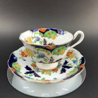 Antique Royal Albert Crown China Art Deco Bodnor Bone China Teacup England Tea