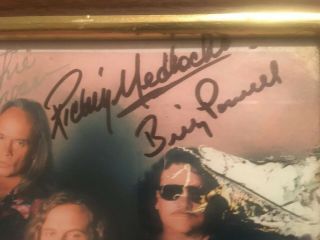 RARE Lynyrd Skynyrd Signed Autographed Band Photo 3