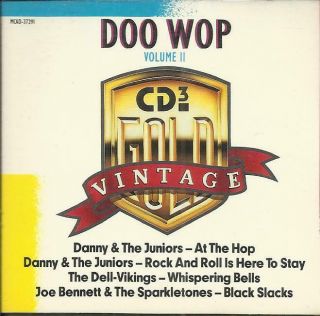 Doo Wop Vintage Gold 4trx Rare 3 Inch Cd Single 1989 Usa Mca Records