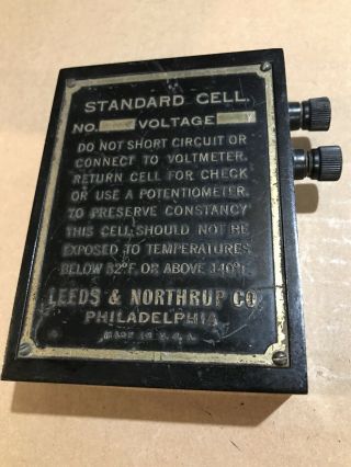 Vintage Standard Cell Antique Battery Leeds And Northrup Co Steampunk