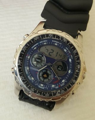 Rare Citizen Vintage Digital Watch Promaster C440 100m Diver
