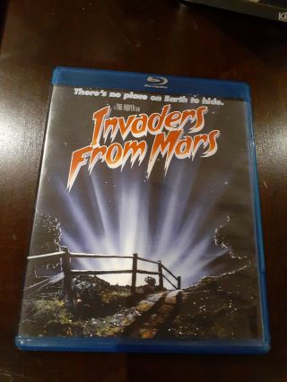 Invaders From Mars (blu - Ray Disc,  2015) Rare And Oop