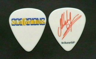 Scorpions Mikkey Dee Crazy World Tour 2017 Guitar Pick Rare Only 100 Made