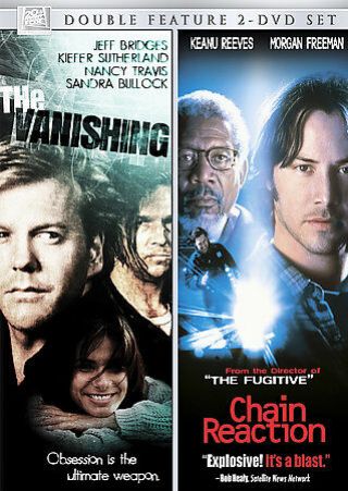 The Vanishing/chain Reaction Rare Dvd 2 - Disc Set With Case & Cover Art