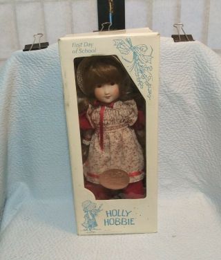 Vintage 1985 Holly Hobbie " First Day Of School " Gorham Doll Hh - 16