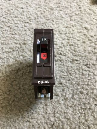Wadsworth 15 Amp 120/240 V Rare And Reliable Circuit Breaker