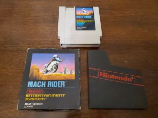 Mach Rider Nintendo Nes Black Box Rare Short Box Asian Version