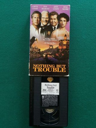 Nothing But Trouble Vhs Vcr Video Tape Movie John Candy,  Chevy Chase Rare