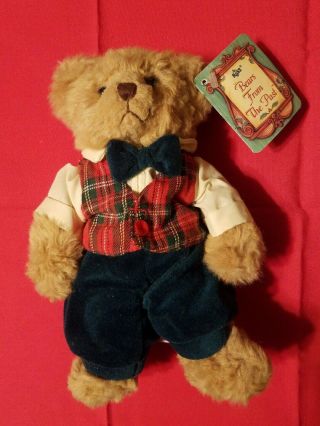 Rare Plush Doll Figure Russ Bears From The Past Barnaby Teddy Bear Cute Outfit