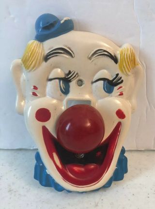 Vintage Flick - O The Clown Light Switch Plate Cover 6 " Nose Toggle