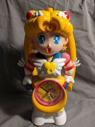 Rare Vintage Sailor Moon Talking Alarm Clock