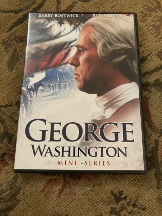 George Washington (dvd,  2013,  3 - Disc Set) Very Rare Mini - Series Patty Duke