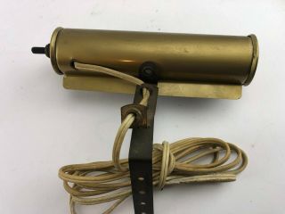 Adjustable Brass Vintage Wall Picture Light 6.  5 " Antique Gold Finish Retro