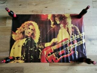 Vintage Poster Led Zeppelin 1976 Pace International 28 Rare Page Plant