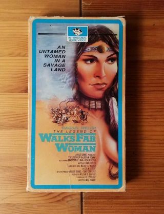 The Legend Of Walks Far Woman (1982) On Vhs Rare Oop Raquel Welch Interglobal