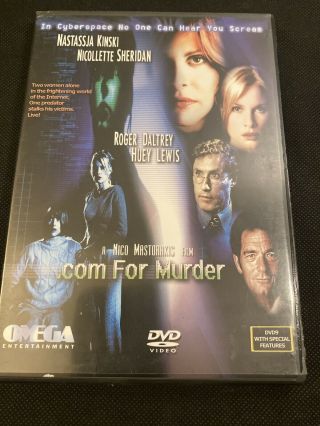 . Com For Murder (dvd,  2003) Nastassja Kinski,  Roger Daltry,  Nico Mastorakis Rare