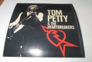 Tom Petty And The Heartbreakers Sticker 2014 Oop Rare Collectible