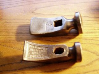 Antique Vintage C.  Hammond 3 And Montgomery Ward Cobblers Hammer Heads Only
