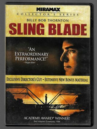 Sling Blade (dvd,  2 - Disc Set,  Special Edition) Rare&htf Vg,  Freeshippin