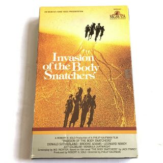 Invasion Of The Body Snatchers Vhs 1983 Mgm/ua Book Case Rare Scifi Horror