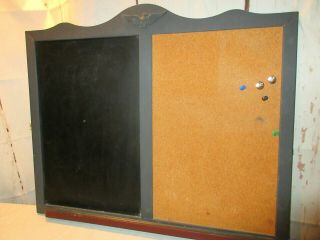 Vintage Message Board With Rooster Large