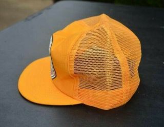 Vtg UNITED STATES MARINE CORPS Mesh Snapback Trucker Cap Hat Made In U.  S.  A. 3