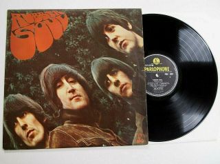 The Beatles - Rubber Soul Lp Mono Vinyl Rare 1965 Uk Album Pmc 1267