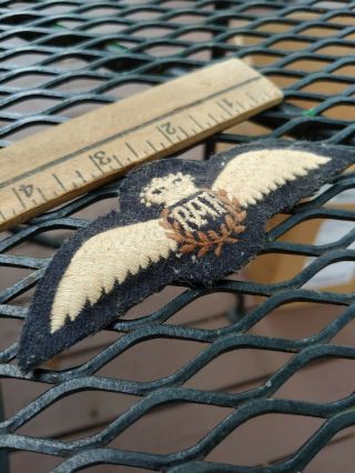 antique Authentic RAF Royal Air Force Pilot Wings Insignia Patch thick material 2