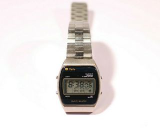 Rare Vintage Beta Multi Alarm Digital Watch 1970 
