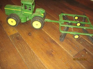 Rare Vintage Diecast John Deere Toy Tractor & Farm Equipment
