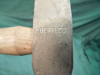 Vintage BERYLCO H65 Non Sparking Chipping Hammer Antique Tool 2