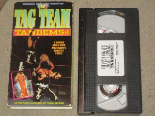 Vintage Uwf Tag Team Tandems Volume 1 One Wrestling Vhs Tape Rare Cactus Jack