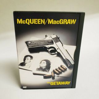 The Getaway (1972) Dvd Steve Mcqueen/ali Macgraw Rare 1997 Usa Region 1 Release