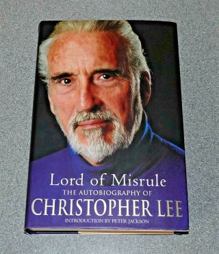 Lord Of Misrule - Christopher Lee - 1st Ed 2003 Signed Hb - Hammer Horror Rare