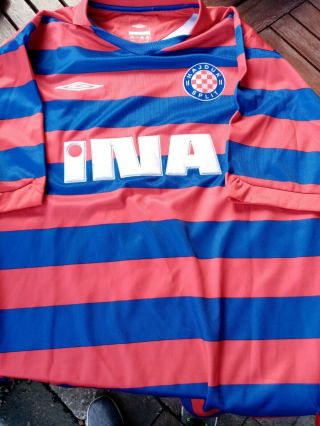 Hajduk Split Croatia Football Soccer Shirt 2008 No 6 Size Xl Retro Rare